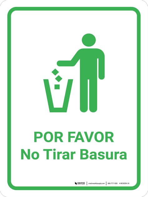 basura signage|no tirar basura sign.